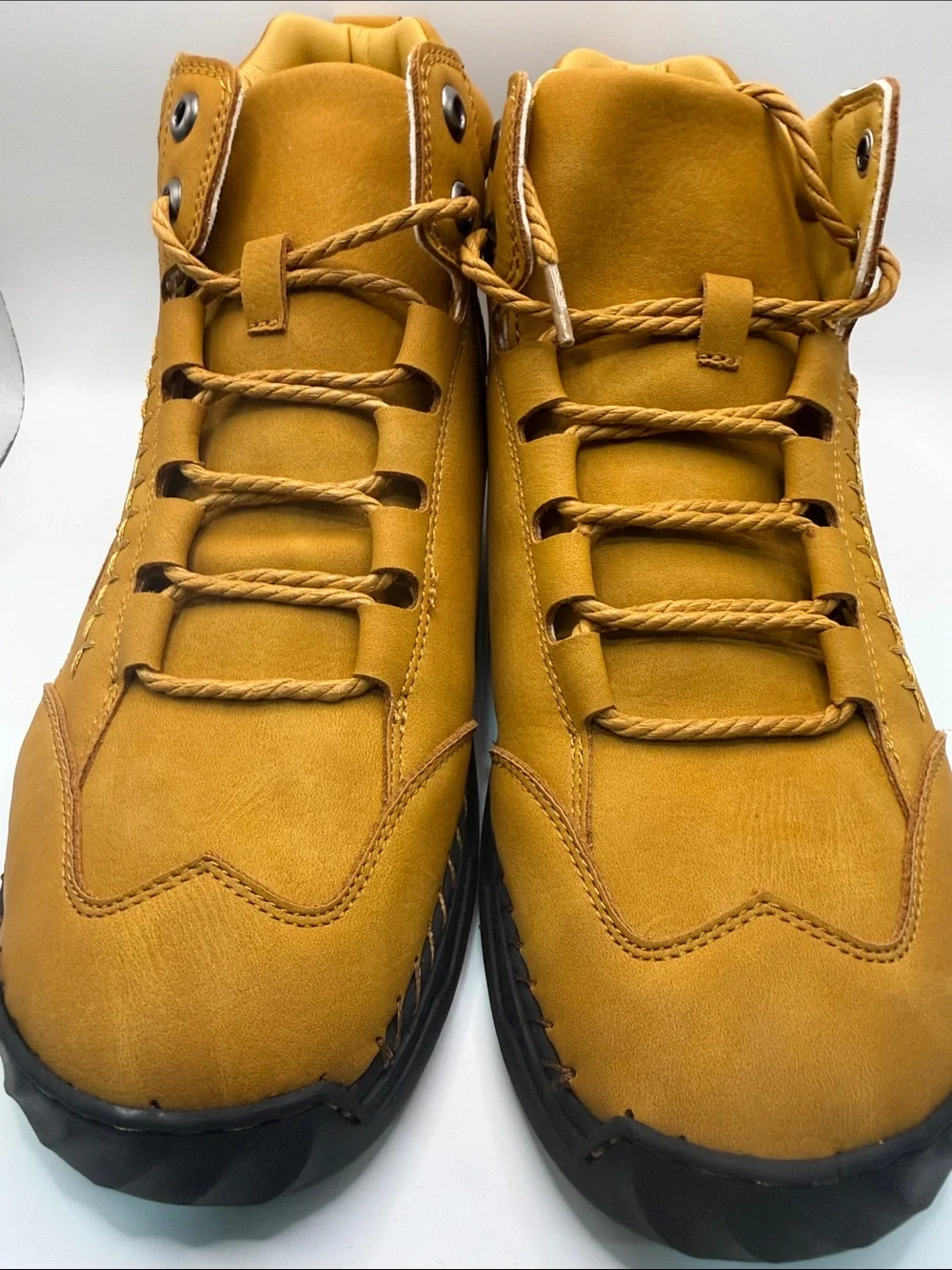 Flyland Men's Mustard Yellow High-Top Boots
